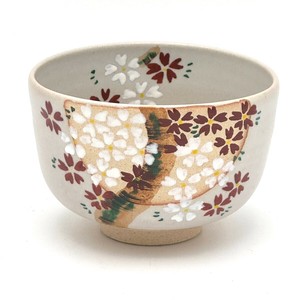 ※現品限り※【抹茶碗】京焼抹茶碗 「桜」／手描き 日本製 抹茶茶碗 和食器 清水焼