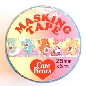 ケアベア　マスキングテープ　幅25mm長さ5m　カズン　CB39