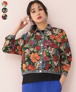 2025年新商品 夹克 花卉图案