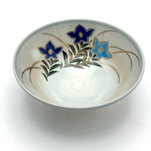 清水烧 京烧 日本茶杯 手绘 日式餐具 抹茶碗 桔梗 日本制造