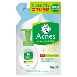 アクネス薬用ふわふわな泡洗顔つめかえ用　140ML
