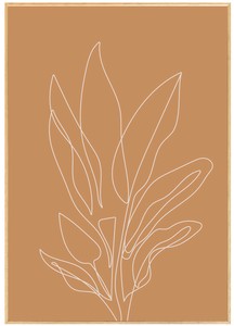 Line Art　415x575mm FLOWER