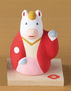 ★開運招福の干支★　縁起の良い置物【開運　招き午（左手）】＜予約販売＞
