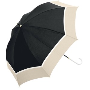 中谷 傘  UVトライカラー ブラック 55cm 914-051