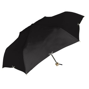 中谷 傘 UVフルール 折りたたみ ブラック 55cm 黒 折り畳み 日傘 晴雨兼用 おしゃれ 924-049