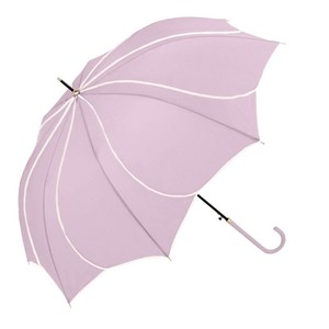 中谷 傘 フレラ雨傘 パープル 60cm 花びら 花の形 フラワーアンブレラ おしゃれ レディース 712-040