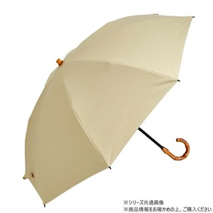 KIZAWA 2段式折りたたみ日傘 シルキーラックス クラシック ベージュ S210-M50O-beige
