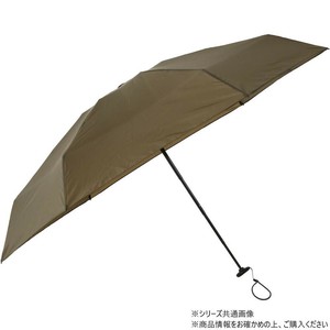 KIZAWA 5段式折りたたみ雨傘 チェック柄 カーキ M50GW-065RUI-khaki