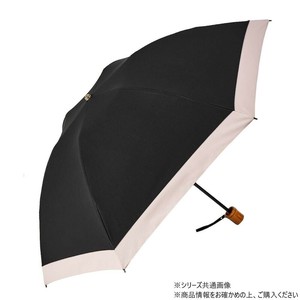 KIZAWA 逆さ日傘 シルキーラックス バイカラー ブラック×ピンク S011-M55O-black-pink