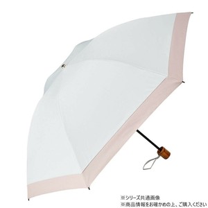 KIZAWA 逆さ日傘 シルキーラックス バイカラー ホワイト×ピンク S011-M55O-off-pink