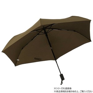 KIZAWA 形状安定ワンタッチ式カーボン折りたたみ雨傘 カーキ AEX53XT-063UI-khaki