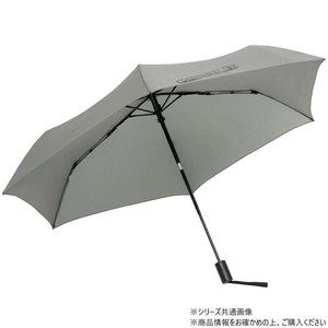 KIZAWA 形状安定ワンタッチ式カーボン折りたたみ雨傘 グレー AEX53XT-063UI-grey