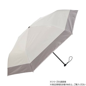 KIZAWA 超軽量カーボン 折りたたみ日傘 6本骨 バイカラー グレージュ×モカ MEX50DP-063PI-greige-mocha