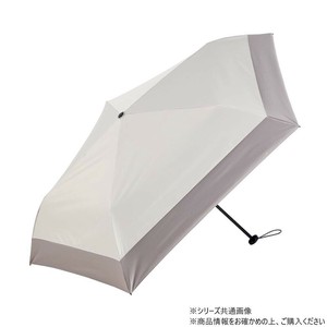 KIZAWA 超軽量カーボン 折りたたみ日傘 バイカラー グレージュ×モカ MEX50DP-053PI-greige-mocha