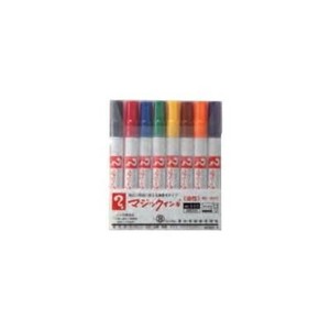 寺西化学工業　マジックインキ　No.500　8色セット　油性　M500C-8