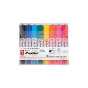 寺西化学工業　マジックインキ　マジェスター　8色セット　油性　MMJ50C-8