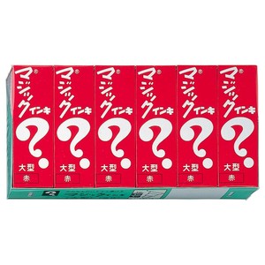 寺西化学工業　マジックインキ　大型　6本パック　油性　赤　ML-T2-6P