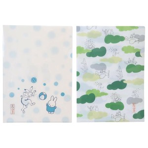 【A4クリアファイル】ミッフィー A4シングルクリアファイル 2枚セット miffy×鳥獣戯画 A
