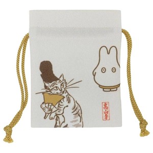 【巾着袋】ミッフィー 豆巾着 miffy×鳥獣戯画 A