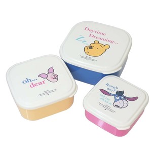 【お弁当箱】くまのプーさん シールランチランチボックス 3個入り 入れ子 FUNNY FACES