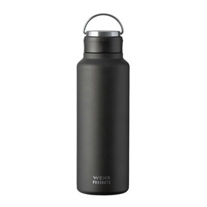 ウェンズ　シームレスアウトドアスクリューボトル　1000ml　ブラック　AWSL-1000BK