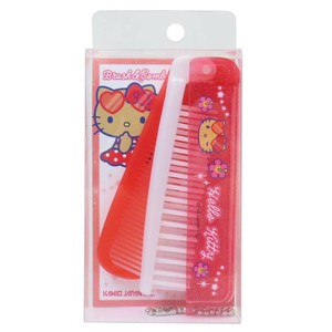 【取寄品】【ブラシ】ハローキティ 折りたたみブラシ＆コーム night party 日焼けキティ