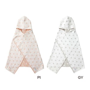 【人気商品】今治謹製 First towel　フード付きバスポンチョ1点　約60×100cm　TFS05　ピンク　【今治製】