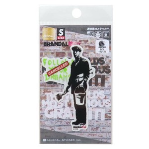 【ステッカー】バンクシー 透明素材ステッカー Follow Your Dreams