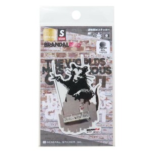 【ステッカー】バンクシー 透明素材ステッカー Gantry Rat