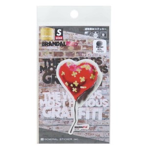 【ステッカー】バンクシー 透明素材ステッカー Bandaged Heart