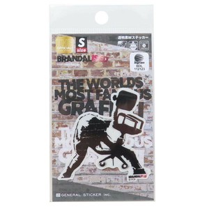 【ステッカー】バンクシー 透明素材ステッカー White Riot