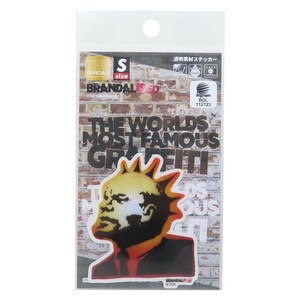 【ステッカー】バンクシー 透明素材ステッカー Lenin Mohawk