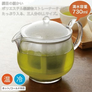 西式茶壶 网眼 透明 730ml 日本制造
