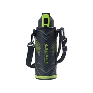 【保冷専用】AQUAGE アクア—ジュ 軽量 ダイレクトスポーツボトル1.2L ポーチ付　ADBT-1002S