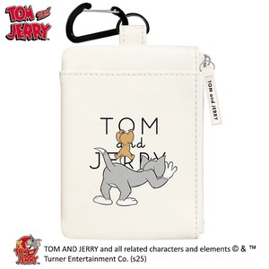 ■2025AW　先行予約■　トムとジェリー　パスケース　アイボリー