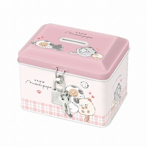 ■2025AW　先行予約■　カギ付き缶バンク　ねこぽぽ