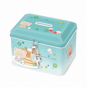 ■2025AW　先行予約■　カギ付き缶バンク　ぎゅっといっしょ