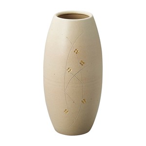 Shigaraki ware Flower Vase White L size Vases Made in Japan