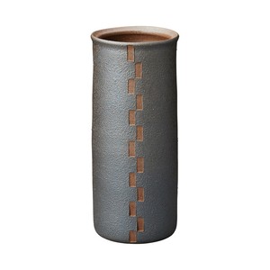 Shigaraki ware Umbrella Stand Chocolate Made in Japan