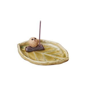 Shigaraki ware Incense Stick Holder Owl Made in Japan