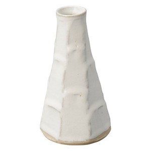 【信楽焼】氷山 白 ミニ花入(日本製)