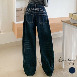 デニム《バックロゴ刺繍デニムパンツ  3サイズ》
