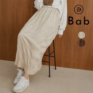 【SALE】ギャザーベロアスカート◇サラサラとしたベロアで軽やかな雰囲気のスカート