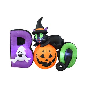 ハロウィン インフレータブル　ハロウィンBOOキャラクター【エアーディスプレイ】LEDライト付き！