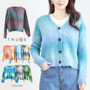 2025年新商品 罩衫 针织罩衫 L尺寸 渐层