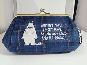 ムーミン リトルミイ チェック ジャガード ポーチ がま口 MOOMIN キャラクター