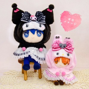 【サンリオ】プラッシュコスチューマー MyMelody&Kuromi50th&20th Anniversaries S 全2種 ぬいぐるみ衣装