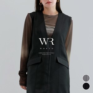 【2025/AW/新作】〈ワンピース〉シアー切り替えがポイント◎ベストジャンパースカート ワンピース