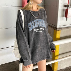 即納【2025新作】ブリーチロゴビッグTシャツ　オーバーサイズ　オーバーシルエット　ウォッシュド　秋服