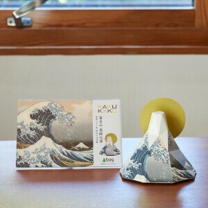 NEW【ペーパークラフト】KAKUKAKU 浮世絵 富士山 葛飾北斎 神奈川沖浪裏 [インテリア/日本製]